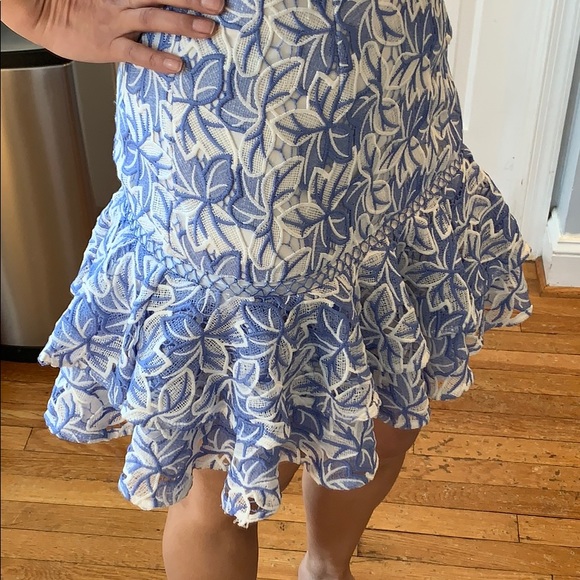 Keepsake Fit Flare Lace Dress - Picture 5 of 7